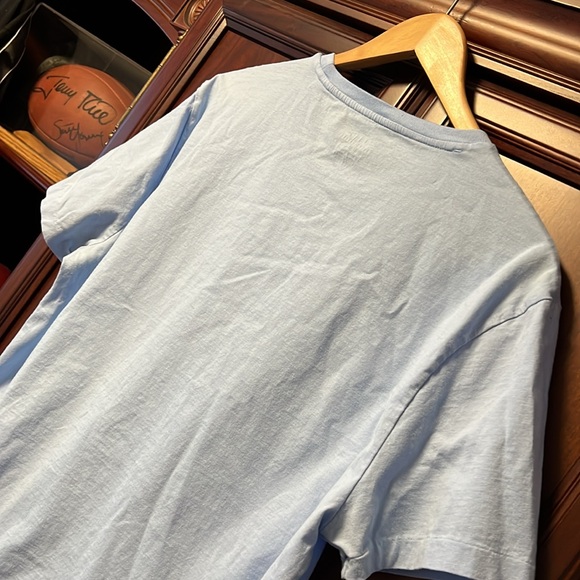 Ralph Lauren Polo Men’s Custom Slim Fit T-Shirt Baby Blue Soft & Comfortable Tee - Picture 8 of 8
